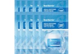 Real Barrier - Aqua Soothing Masque crème - 10pièces