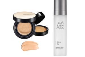JUNGSAEMMOOL - Essential Skin Nuder Cushion SPF50+ PA+++ (With Refill) - 14g+14g - 19 Pink-Light (1ea) + Essential Mool Micro... JUNGSAEMMOOL - Essential Skin Nuder Cushion SPF50+ PA+++ (With Refill) - 14g+14g - 19 Pink-Light (1ea) + Essential Mool Micro...