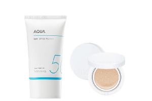 Missha Aqua Sun X Magic Cushion Moist Up Light Beige Set Missha Aqua Sun X Magic Cushion Moist Up Light Beige Set