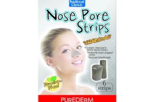 PUREDERM - Bandes de pores de nez - Charcoal - 6 strips