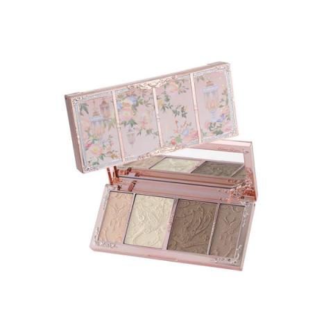 FlowerKnows - Palette contour et illuminatrice Butterfly Cloud Collar en relief - 16g - 02 Tawny Tea
